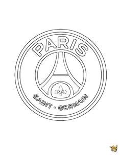 cool coloring pages soccer clubs logos paris saint germain fc logo coloring page