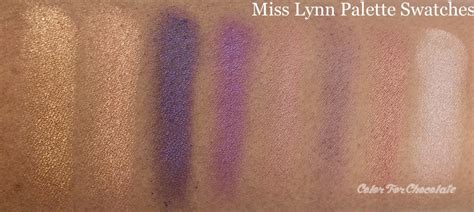 color for chocolate bh cosmetics missy lynn palette review swatches