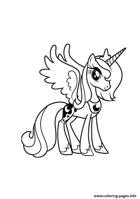 print  princess luna   pony coloring pages   pony