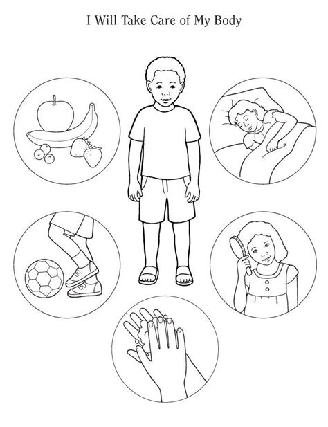 healthy living colouring page google search home education anatomy