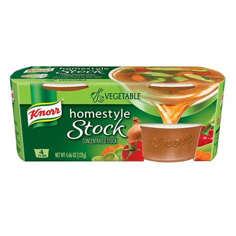 amazoncom knorr homestyle stock vegetable  oz packaged vegetable stocks grocery