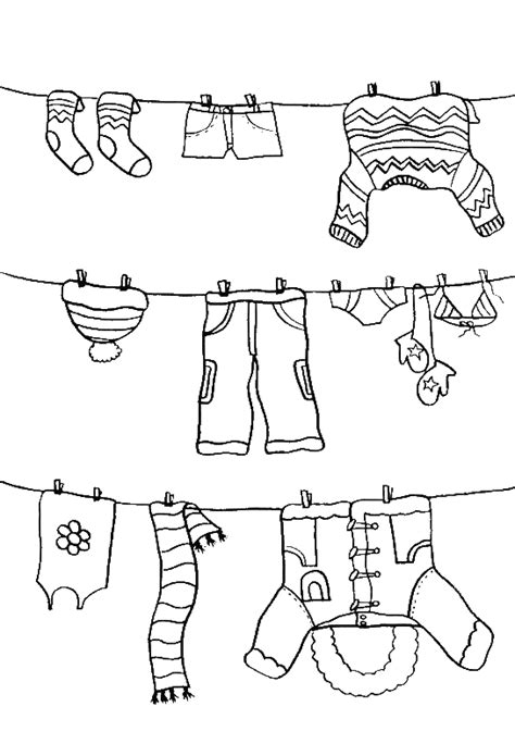 pictures color  winter clothes coloring pages winter coloring
