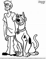 Scooby Doo Coloring Pages Print Colouring Printable Shaggy Outline Color Halloween Van Kids Fred Template Library Book Characters Clipartmag Getdrawings sketch template