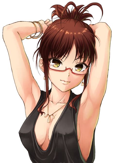 ecchi anime erotic and sexy anime girls schoolgirls with tits glasses anime funny