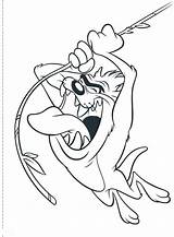 Devil Tasmanian Coloring Pages Cartoon Tasmania Looney Tunes Drawing Drawings Printable Color Kids Swing Designlooter Clipart 86kb Getcolorings Library Paintingvalley sketch template
