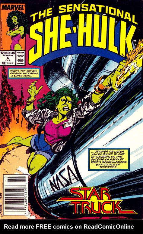 Read Online The Sensational She Hulk Comic Issue 6