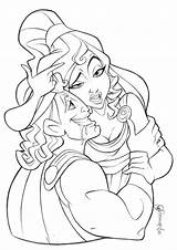 Megara Hercules Meg Andersonmahanski Käy Sivustossa Disneytegninger Herkules Gemt Salvato Matita sketch template