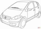 Mercedes Coloring Class Pages sketch template
