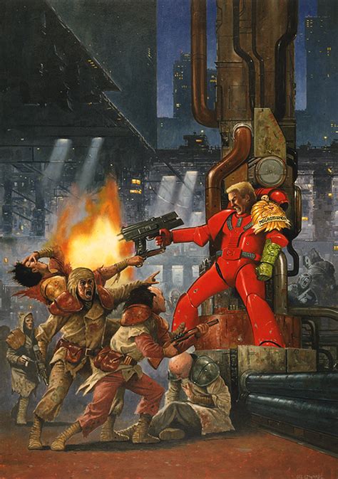 Warhammer By Les Edwards Illustration 90s Fantasy