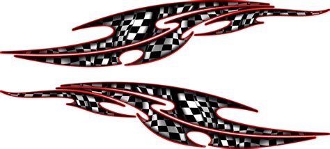 tribal racing decals car racing graphics checkered car decals xtreme digital graphix