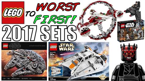 Lego Worst To First All Lego Star Wars 2017 Sets Youtube