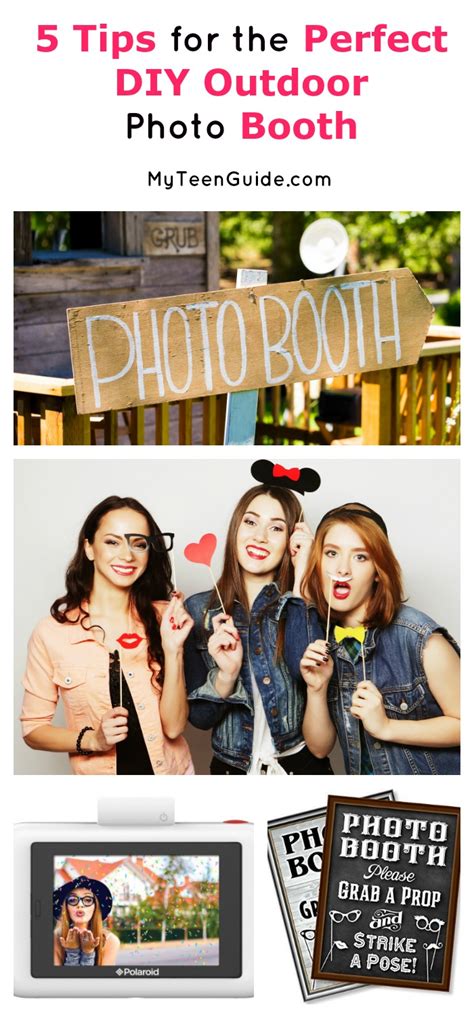 5 Tips For The Perfect Diy Outdoor Photo Booth Myteenguide
