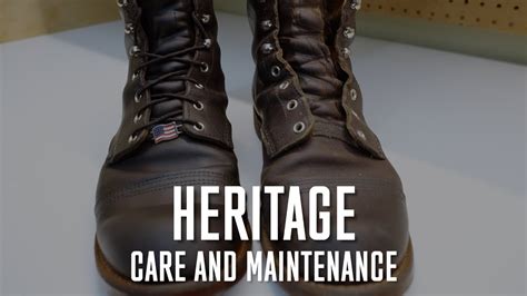 diy red wing heritage boots cleaning conditioning  maintenance