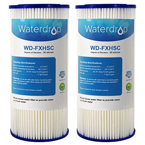 Waterdrop Fxhsc Replacement Whole House Sediment Filter Compatible