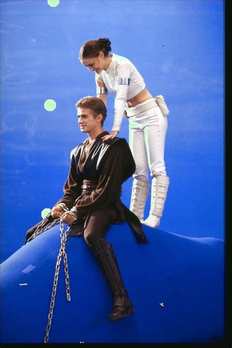 Primary Star Wars Hayden Christensen And Natalie Portman On The Set