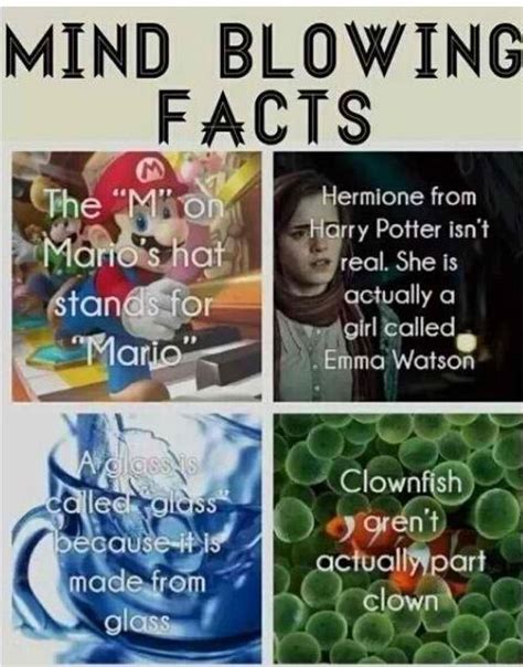 mind blowing facts woah funny pics funny pictures mario hat mind