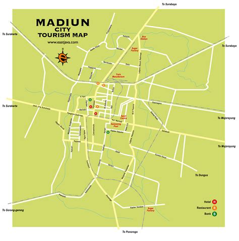 map  madiun city peta kota madiun
