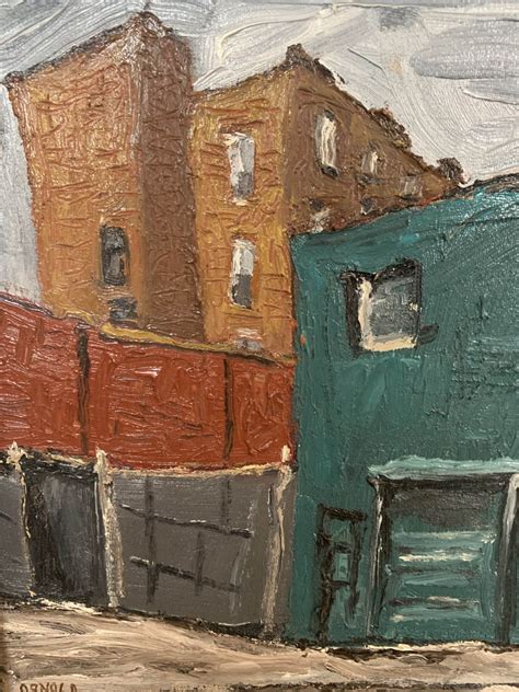 arnold sharrad impressionist brooklyn streetscape iii inventory