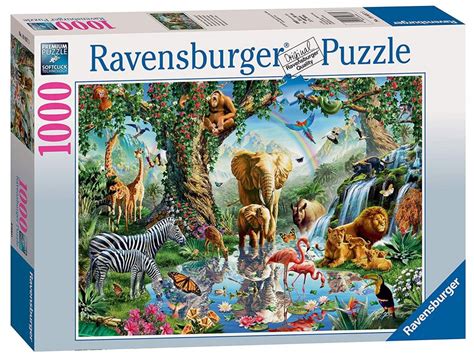 ravensburger jigsaw puzzle adventures   jungle  piece