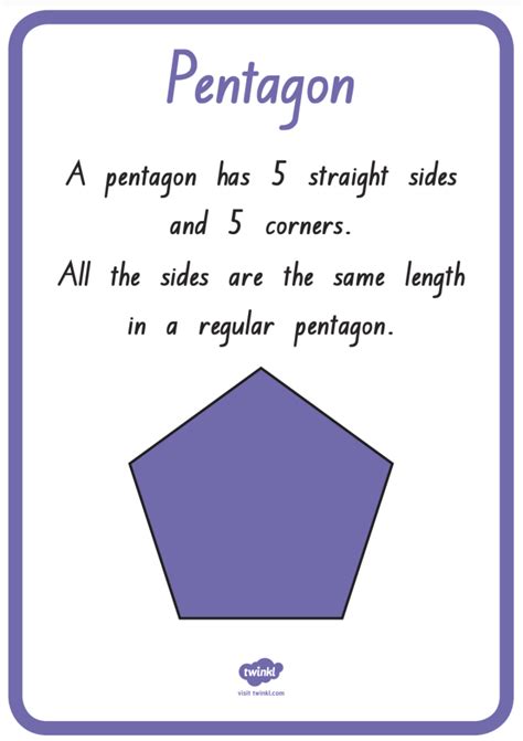 pentagon maths twinkl