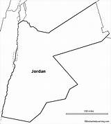 Jordan Map Outline Enchantedlearning Governorates Pages Worksheet Syria Geography Outlinemap Asia sketch template