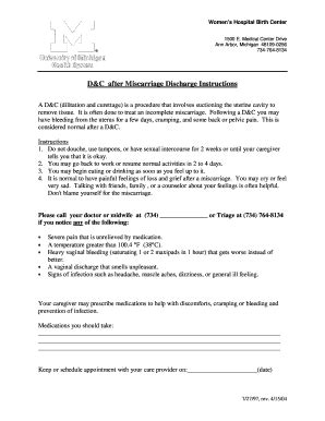 printable miscarriage forms