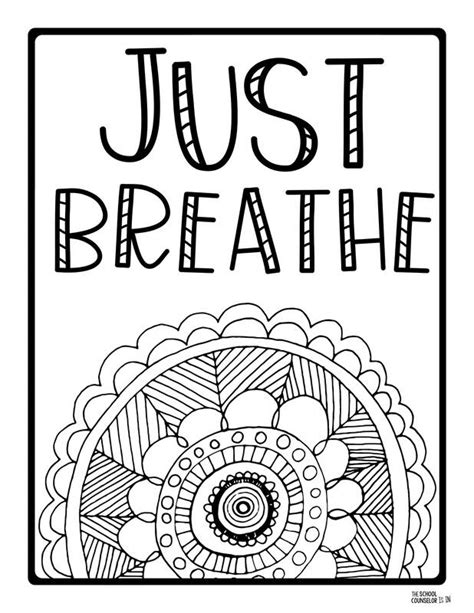 mindfulness coloring pages sunrise elementary school