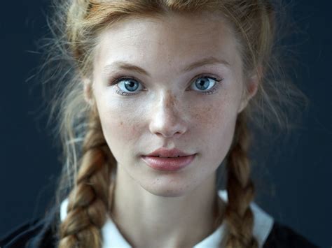 dasha daria milky freckles ragazze capelli rossi capelli rossi e donna fotografia