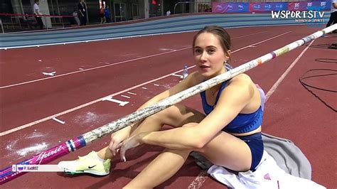 Polina Knoroz Pole Vault 2023 Russian Indoor Championships Video