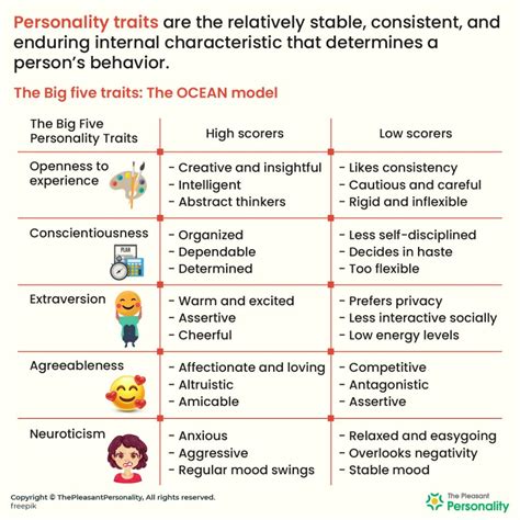 personality traits big  personality traits  essence