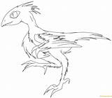 Archaeopteryx Coloring Pages Running Dinosaurs Compsognathus Microraptor Color Online Jurassic Printable Coloringpagesonly Categories sketch template