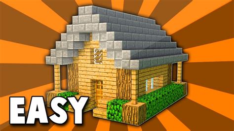 minecraft   build  small wooden survival house tutorial