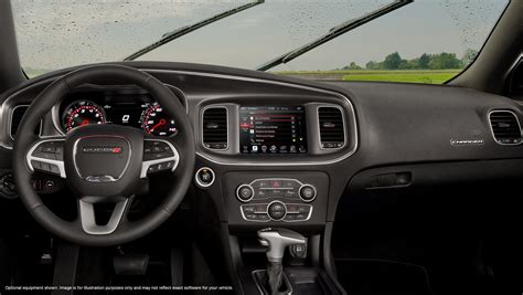 dodge charger command center interior features