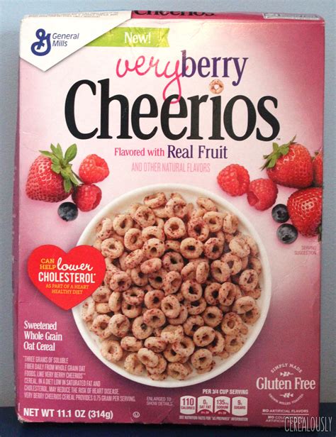 review  berry cheerios cereal flavored  real fruit