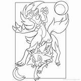 Lycanroc Form Dusk Xcolorings Onix Steelix Lineart Midday sketch template