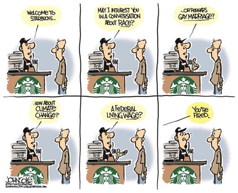 Today’s Cartoons Starbucks Brews Up A Controversy Orange County Register