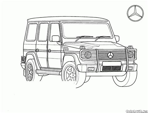 coloring page big ford