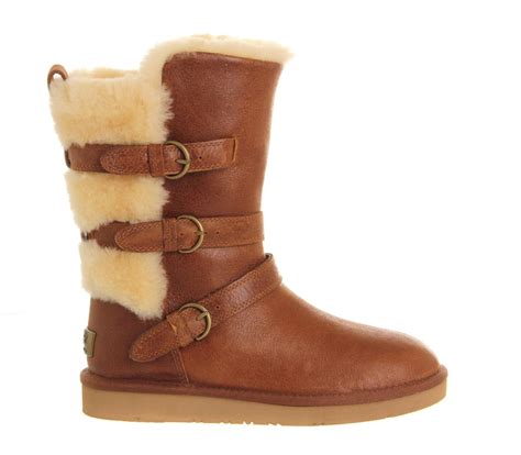 lyst ugg becket buckle boots  brown