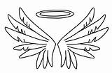 Halo Angel Wings Drawing Base Friends Simple Wing Devil Line Sketch Deviantart Eleanor Getdrawings Sketches Paintingvalley Collection sketch template