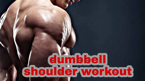 best shoulder dumbbell exercise for beginners youtube