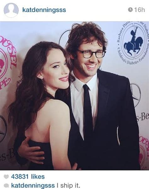 kat dennings and josh groban are reportedly dating and we should have seen