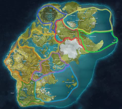 genshin impact map regions ideas impact