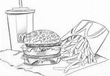 Mcdonalds Mcdonald Macdonalds Meal Drawingskill Educativeprintable sketch template