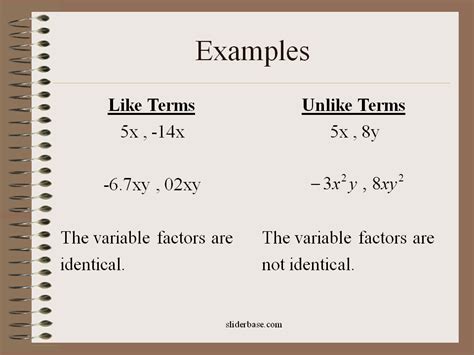 combining  terms