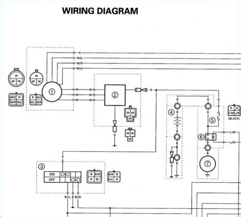 yamaha warrior  wiring diagram   diagram garage