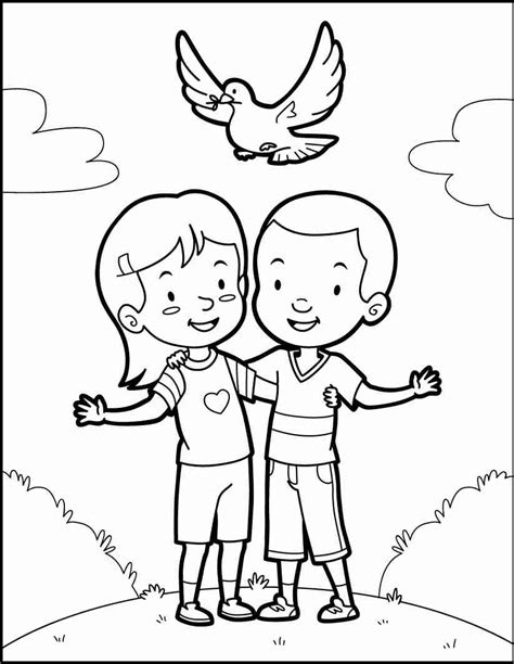 international coloring page images