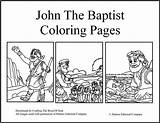 Baptist John Coloring Pages Bible Sunday School Crafts Jesus Printable Kids Colouring God Sheets Church Craftingthewordofgod Birth Way Craft Daniel sketch template