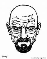 Breaking Bad Head Coloring Pages Printable sketch template