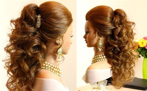 curly hairstyles  long hair  indian wedding  curly wedding