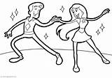 Tanzen Tanz Bailarines Ausmalbilder Ausmalbild Dansatori Colorat Letzte sketch template